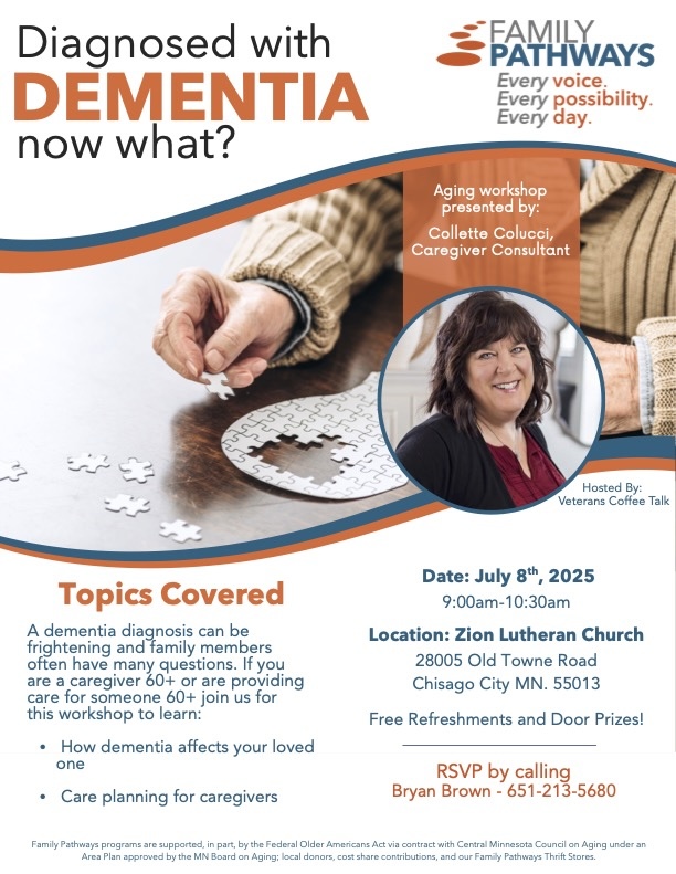 Diagnosed with dementia, now what.